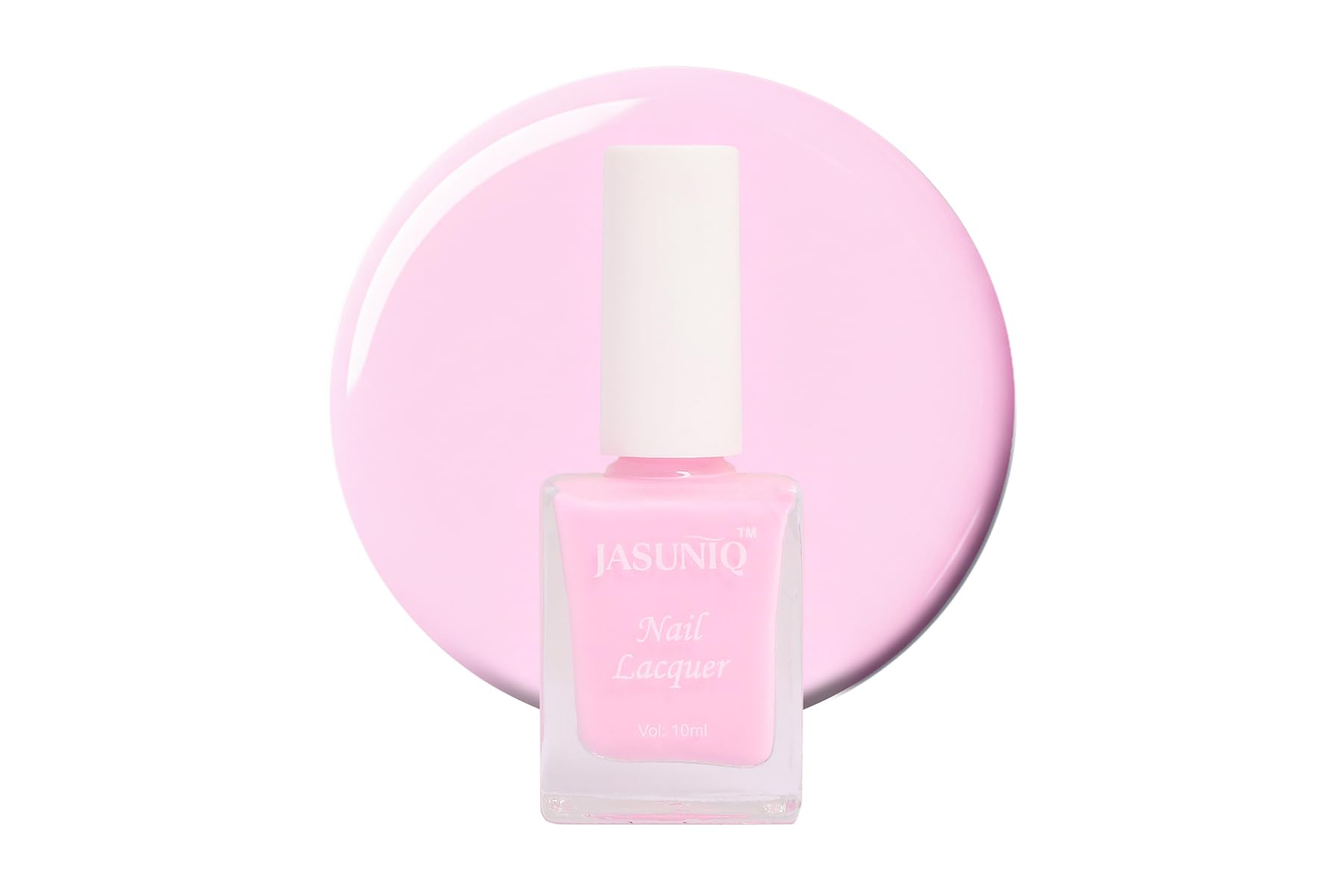 VEGAN Nail Lacquer,(Pink Palette),Non Toxic, 21-Free Formula, Quick Dry, Long Lasting,Glossy Finish, BABY PINK 10 ml-picture-37