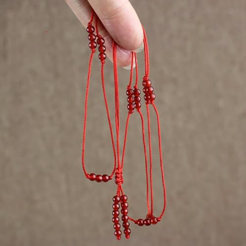 Red Rope Beads Waist Belt Plus Size Waist Rope Braid Belt Red Waist Chain Belt Jewelry Halloween Waist Chain Small Waist Bracelet3