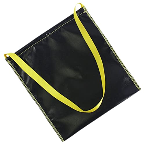 BESPORTBLE Feuerfester Aufbewahrungsbeutel Für Grillbrennstoffe Hitzebeständiger Sack Mit Griff Zum Lagern Von Holzkohle Und Holzpellets Platzsparend Und Langlebig