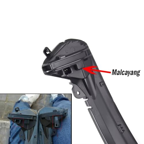 Luz intermitente de espejo retrovisor para S6 2013-2017 impermeable 7