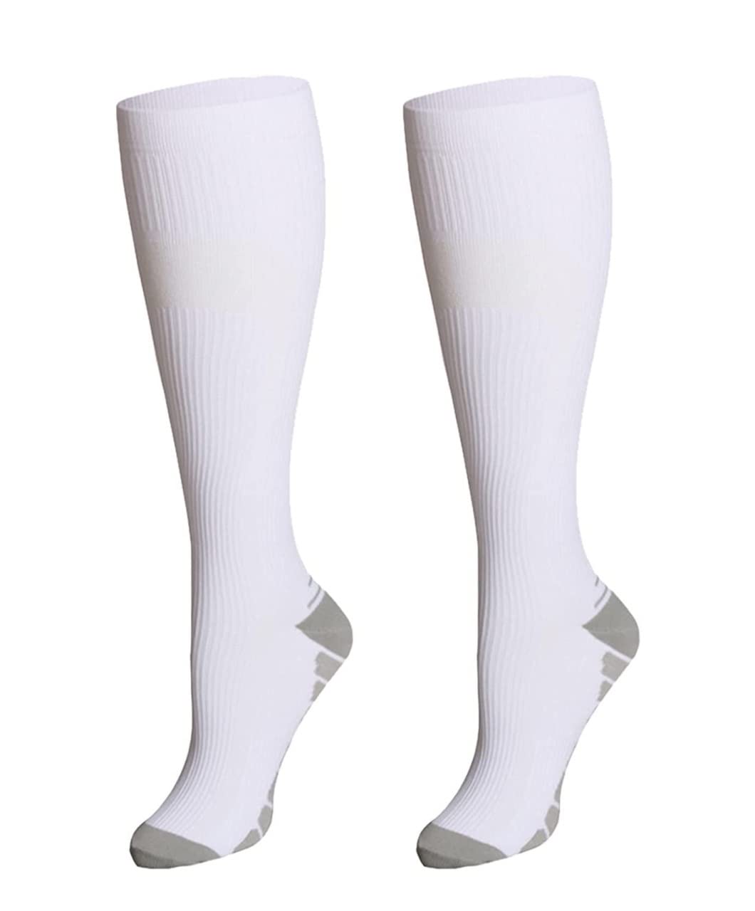 Skarpety Do Codziennego Noszenia Śmieszne Skarpetki Kolarstwo Bieganie Outdoor Wysokie Skarpety Moda Casual Wygodne Skarpety Sportowe Unisex(White,19 inches)
