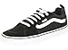 Produktbild Herren Vans Größe 41,5, Filmore Sneaker Schwarz & Weiß Wildleder & Mesh Canvas Sportschuhe, Low-Top Turnschuhe für Herren, Leichte Herrenschuhe von Vans Active Wear Range (EU 41,5)