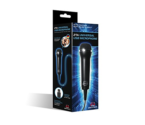 2TA Universal USB Mikrofon zum Einsatz mit gängigen Sing- und Karaoke Spiele auf der Wii, WiiU, PS3, PS4 und PC - Image 3