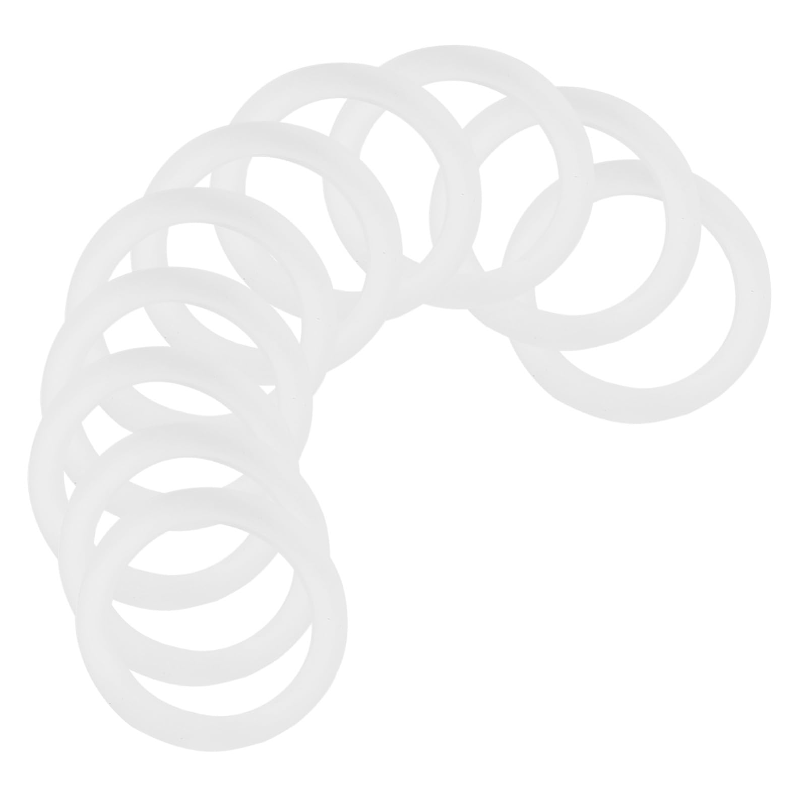 Luxshiny 10pcs Grease Separator for Hot Dog Machine Thickened Rubber Gear Chain Accessories for Sausage and BBQ Easy Replacement for Healthier Cooking