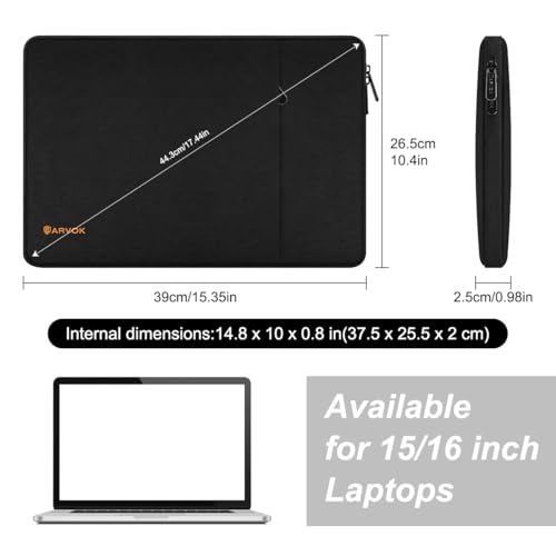 Arvok 22NBS-OFP15-23BA Laptop Sleeve Case 15 15.6 16 Inch thumb #1
