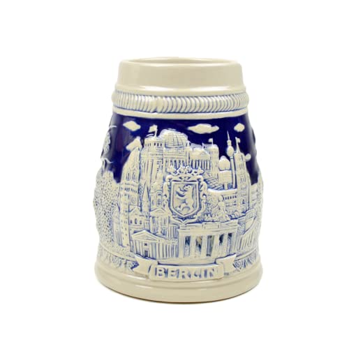 0.8 Liter | OktoberfestHaus German Beer Stein Souvenir With Landmarks Of Berlin Engraved Beer Mug Beer Steins, Ceramic Steins, Beer Lover Gifts, German Beer Mug