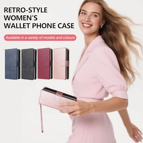 Funda iPhone 13 Pro protectora que evita la pérdida de monedas con cremallera segura 7