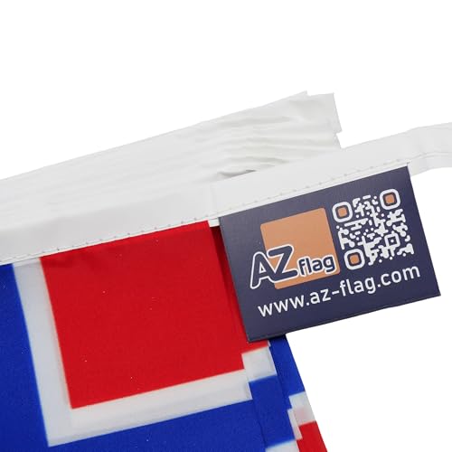 Image of AZ FLAG Norway 6 meters BUNTING Flag 20 flags 9'' x 6'' - Norwegian STRING flags 15 x 21 cm