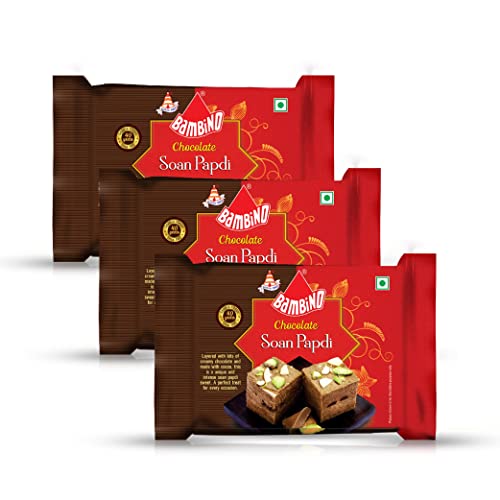 Image of Bambino Chocolate Soan Papdi 600 Gms Each 200 Gms X Pack of 3
