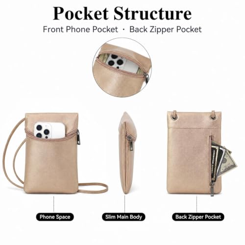 Image of Small Crossbody Women Cell Phone Purse Wallet Bag With Shoulder Strap