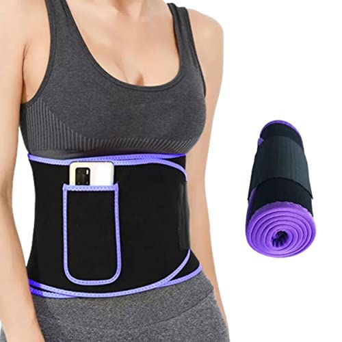 Cinta Térmica Modeladora Abdominal Emagrecedora Efeito Sauna Redução De Medidas Com Bolso Tecido Neo
