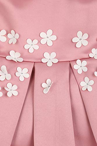 Image of Allen Solly Baby-Girl's Synthetic A-Line Knee-Length Dress