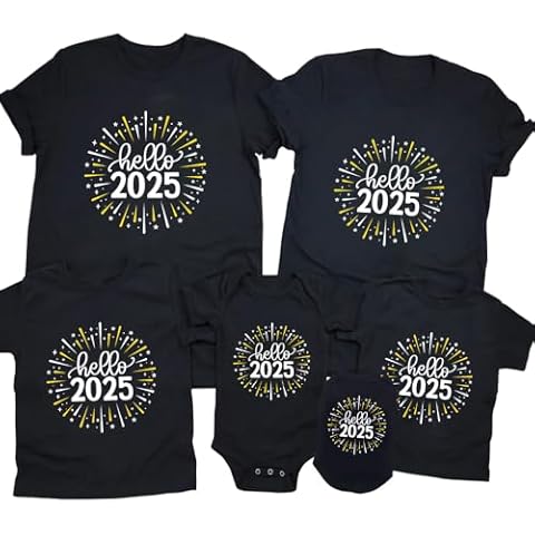 2025 Merry Shirt Christmas for Family Couple Outfit Tee Christmas Tops Cover