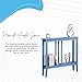 Kings Brand Furniture Balfour Console Entryway Table, Narrow Sofa Table with Shelves for Entrance, Hallway, Living Room, Foyer (Windsurfer)