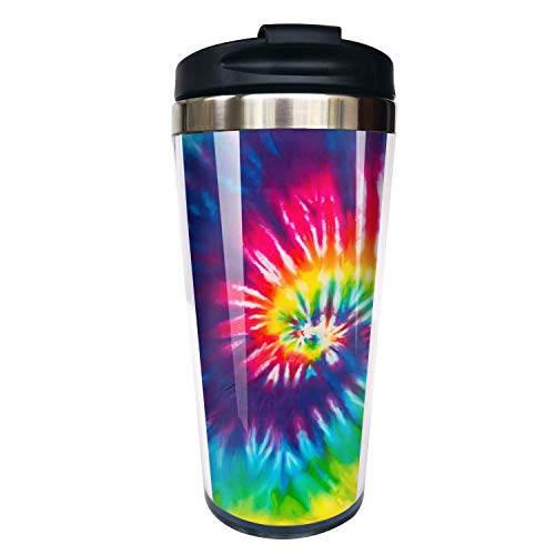 Tazas de viaje divertidas Hasdon-Hill para hombres y mujeres, taza de café y té de acero inoxidable para cumpleaños de amigos, 12 onzas
