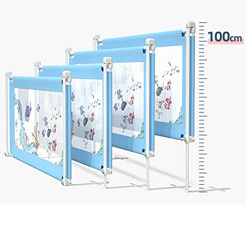 Barrière de sécurité lit bébé anti-chute verrouillable à hauteur réglable - 6