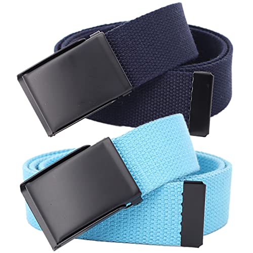 Cinturón tejido para hombre y mujer en pack de 2 unidades talla grande