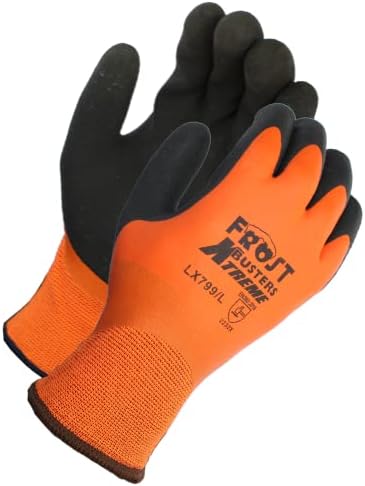 Winter Work Gloves Waterproof, Freezer Gloves, Thermal Insulated Gloves Keeps Warm Below Zero, Firm Grip Gloves (Medium, 1 Pair)