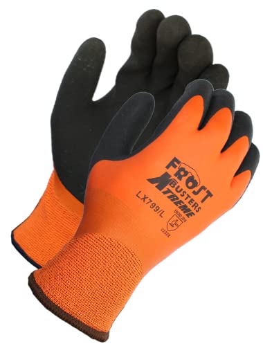 Frost Busters LX799 Waterproof Insulated Work Gloves, Freezer Gloves, Thermal Winter Work Gloves, Cold Weather, Firm Grip