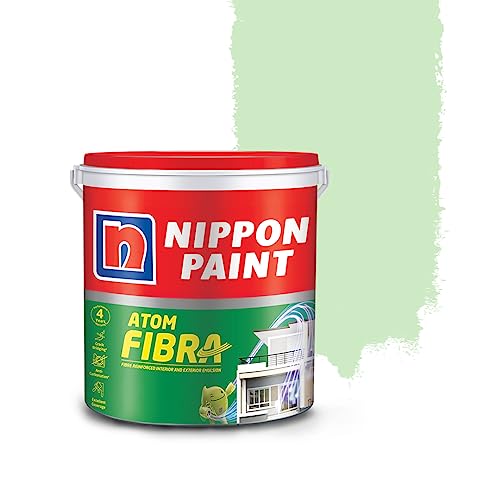 Image of Nippon Paint Atom Fibra 2 In 1 Interior & Exterior Emulsion 10 L Greens (Young Leaves)
