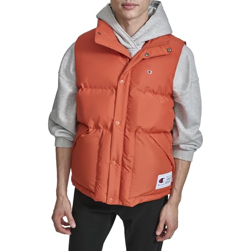 Image of Champion Men's Puffer Vest With Logo