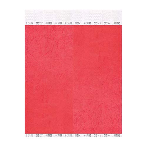 Red Tyvek - Pulseras (25 mm, 1 caja de 1000) Cover