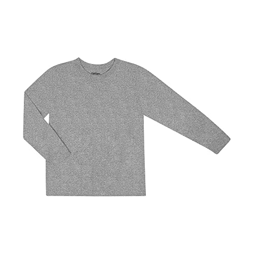 Camiseta Infantil Rovitex Básica de Manga Longa Cinza - 10