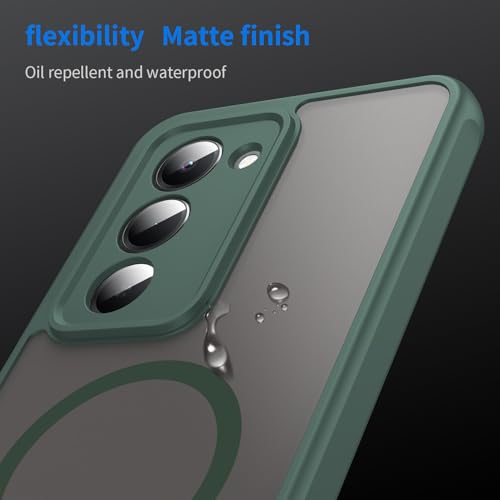 Image of Compatible with REDMI 15 (171mm) Case Cover,Compatible with MagSafe,Anti-Fall,Compatible with Xiaomi Redmi 15 (171mm) 25062RN2DY Cell Protective Phone Case Green