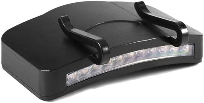 Pocketman 11 LED Clip On Cap Light Hat Light Battery Operated Light for Fishing Camping Running for Cycling Hiking and Other Outdoor Activities (6)