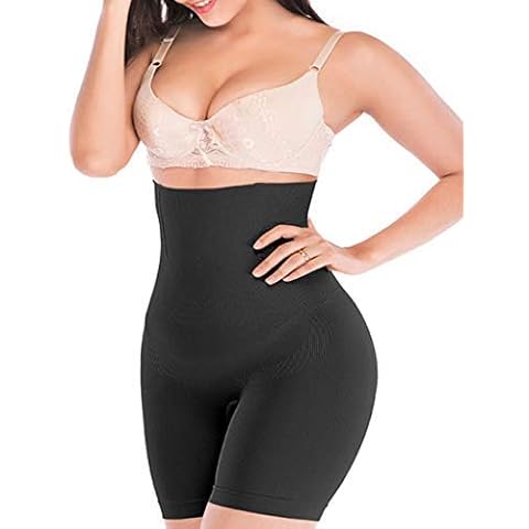 Shapewear Shorts for Women Tummy Control Shapewear Underwear Stomach Compression Garment Tuck High Waisted Body Shaper, Black, XXXL Cover