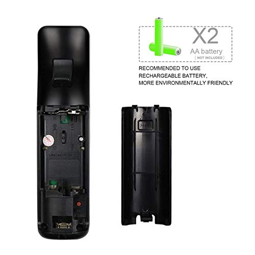 Molicui Wii Remote Controller, Replacement Remote Game Controller(No Motion Plus) With Silicone Case And Wrist Strap For Nintendo Wii And Wii U (Black) #TOP4