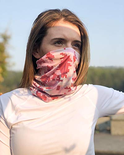 Image of BASSDASH UPF 50+ UV Sun Protection Neck Gaiter Fishing Mask Hunting Kayaking Hiking Cycling Ski Sports