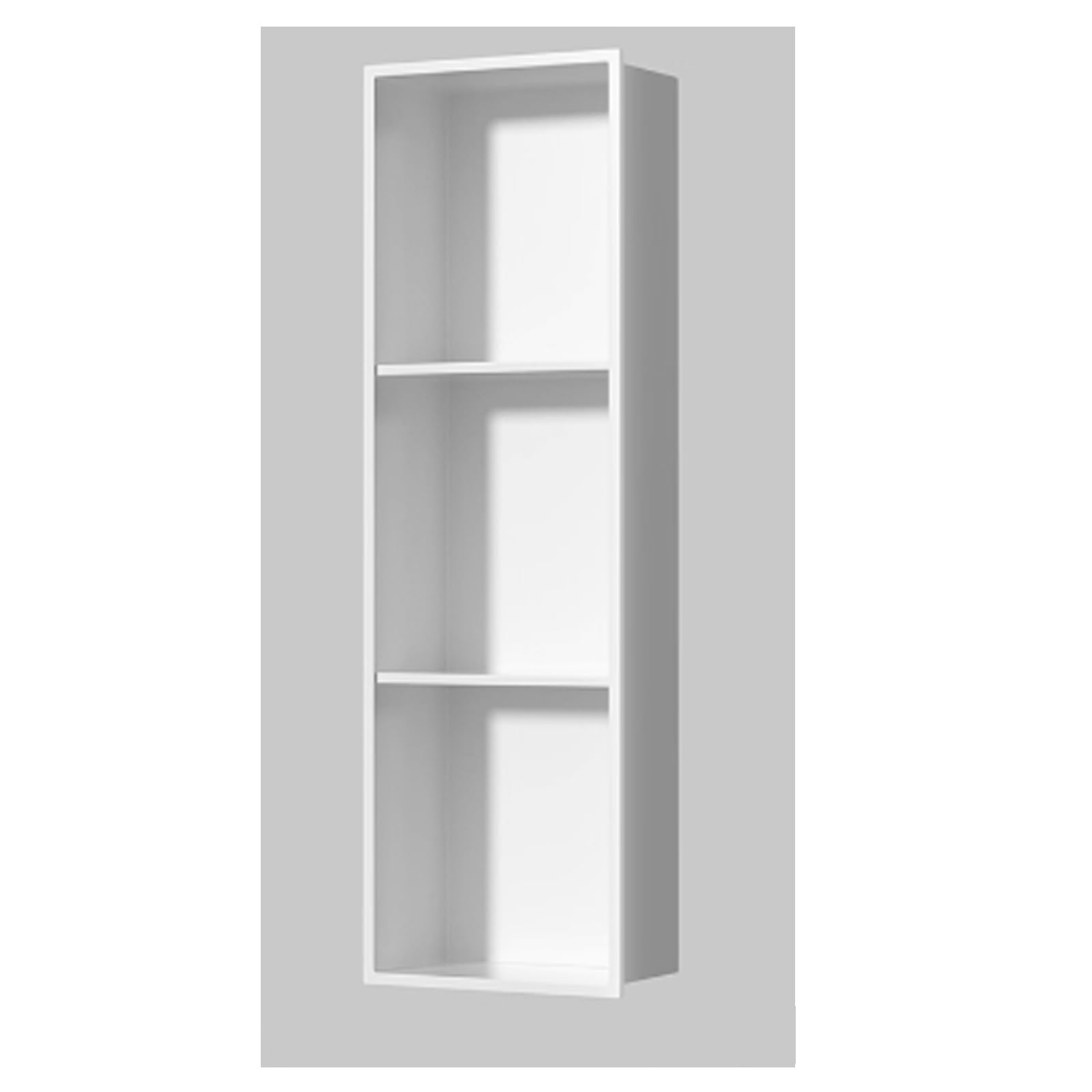 Niche murale encastrée en acier inoxydable pour rangement de douche