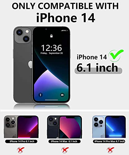 Funda de cuero para iPhone 14 carcasa antichoque transpirable 6.1 pulgadas color C 2