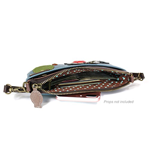 Chala Mini Crossbody Phone Purse with 2 Adjustable Straps (Husky Dog)3