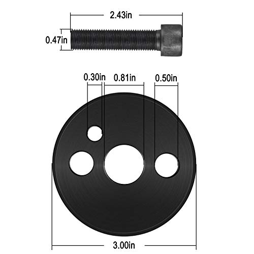 1338 Front Cover Crankshaft Seal Installer &5046 Wear Sleeve Installer Tool Kit For Cummins 3.9L 5.9L 6.7L Replace Oe 1338/3824498, 5046/3824500 #TOP5