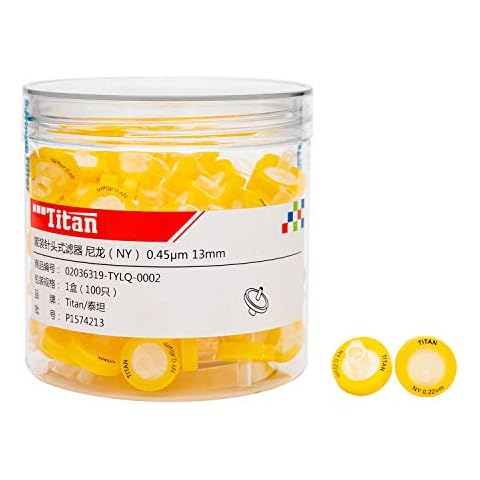 Adamas-Beta Syringe Filters Nylon 0.45μm 13mm Diameter Pore Size Box of 100 Cover