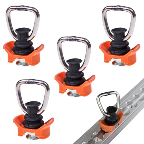 Pack of 4 airline rail accessories, airline rail fitting, airline fitting, airline fitting, airline rails, single end fitting, end fitting, lashing rail, ideal accessory for securing the load