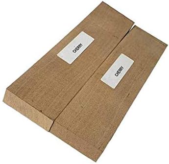 Exotic Cherry Bookmatched Knife Blank/Tool Handle sets with Size 5" x 1-1/2" x 3/8" (1)
