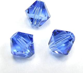 Dreambell 24 pcs Austria Elements 5328 Xilion Crystal Bead Spacer Sapphire 6mm / Findings/Austrian Elements