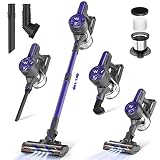 ZOKER Direct Cordless Vacuum Cleaner,Stick Vacuum Cleaner with Powerful Suction,Rechargeable Vacuum
