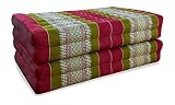Klappmatratzen aus Kapok eigenen sich bestens zum Relaxen: Sie sind ideal als Gästebett, Entspannungsmatte, Yogamatte oder als praktische Ablage verwendbar