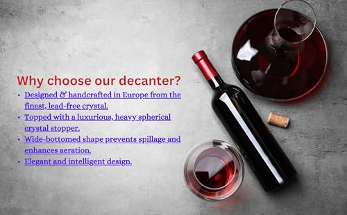 Ravenscroft Crystal W2737 Large Wine Decanter, Crafted In Europe thumb #1