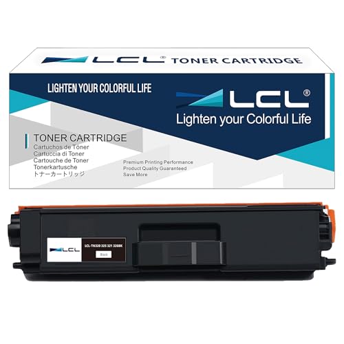 LCL TN326 4000 pages Toner Cartridge Replacement for Brother TN-326 TN-321 TN326 TN321 TN326BK TN321BK for HL-L8250CDN HL-L8350CDW MFC-L8600CDW MFC-L8850CDW MFC-L8650CDW DCP-L8400CDN (1Black)