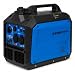 EBERTH 3500 Watt Inverter Stromerzeuger leise, Notstromaggregat Benzinmotor, 4-Takt, Stromgenerator 2x 230V Schuko, 12V und USB Anschluss, Invertertechnik reiner Sinus, ECO-Modus