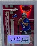 Dan Orlovsky 2005 Donruss Mirror Rookie Auto Rc #d 46/50 - Football Slabbed Autographed Rookie Cards
