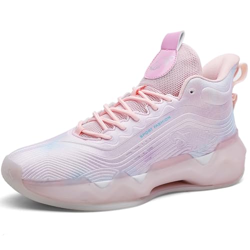 Zapatos de baloncesto masculinos transpirables que evitan resbalones en la pista
