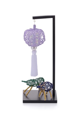 木下水引(Kinoshitamizuhiki) お盆飾り 盆提灯 お盆 水引盆提灯「盆帰郷」精霊牛馬セット きゅうり ナス