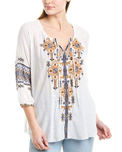 Johnny Was Womens Blouse, Xs, White #TOP24