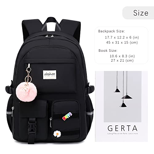 abshoo Big Student Laptop Backpack For College Women Middle High School Teen Girls Bookbag Travel Daypack の商品画像 4